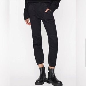 Frame Trapunto Banded Bottom Jogger Pants